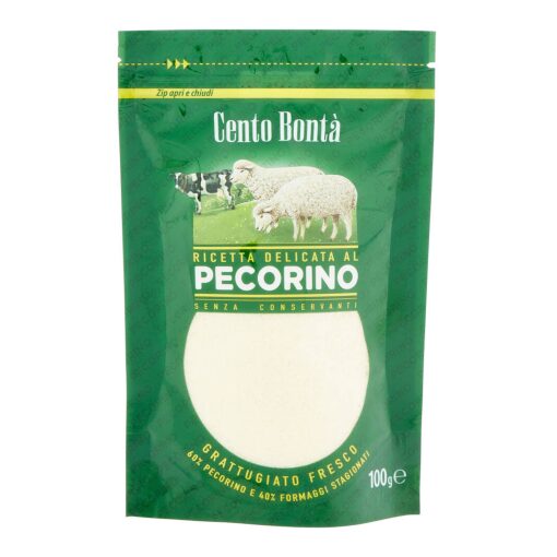 3 Confezioni di Cento Bontà Pecorino Grattugiato Fresco 100 g - SCADENZA 08\05\2026